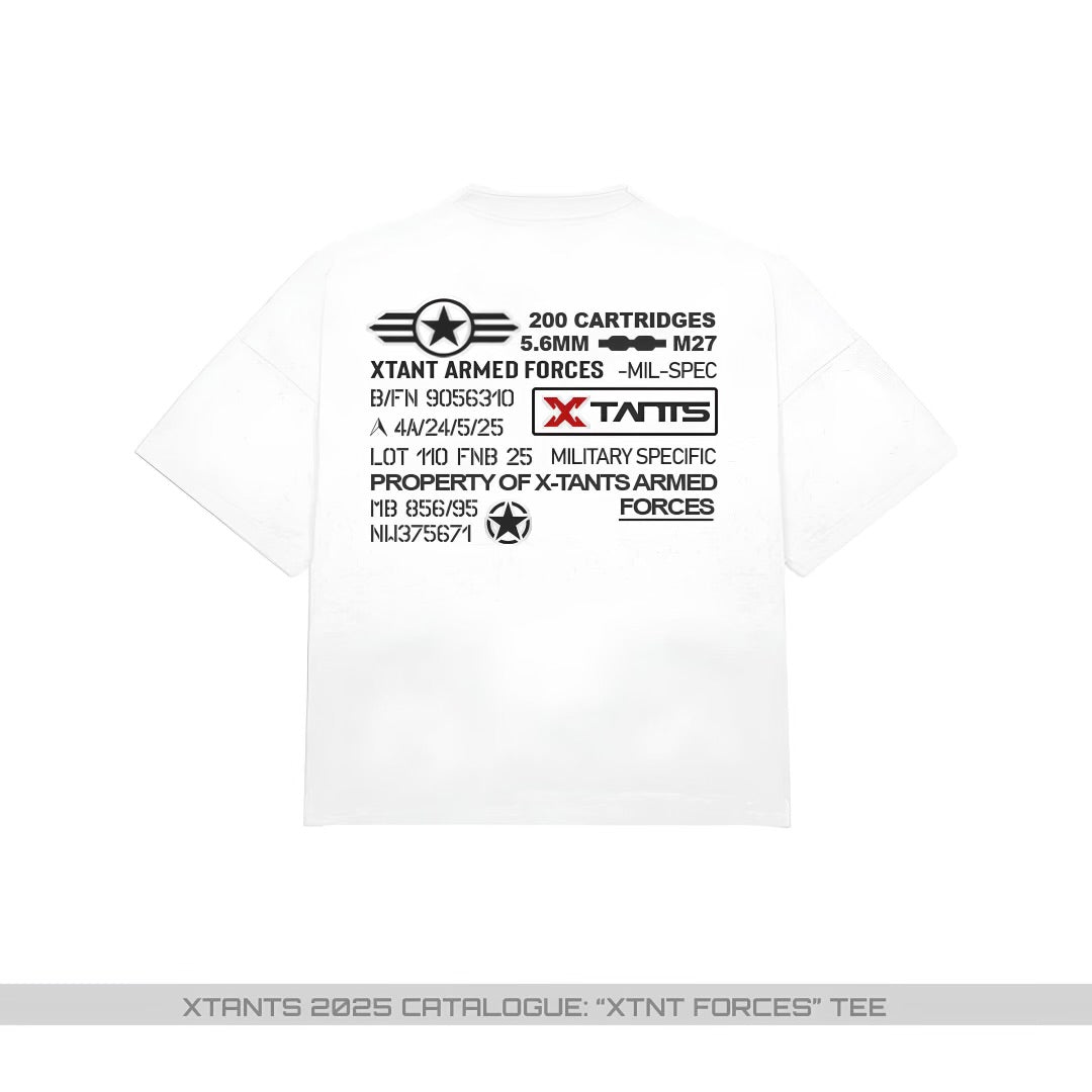 XTANTS MILITANT TEE - WHITE