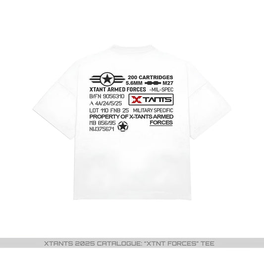 XTANTS MILITANT TEE - WHITE