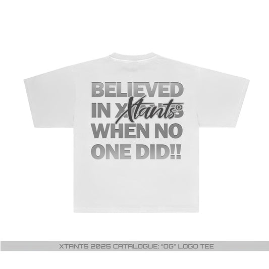 XTANTS BELIEF TEE - WHITE