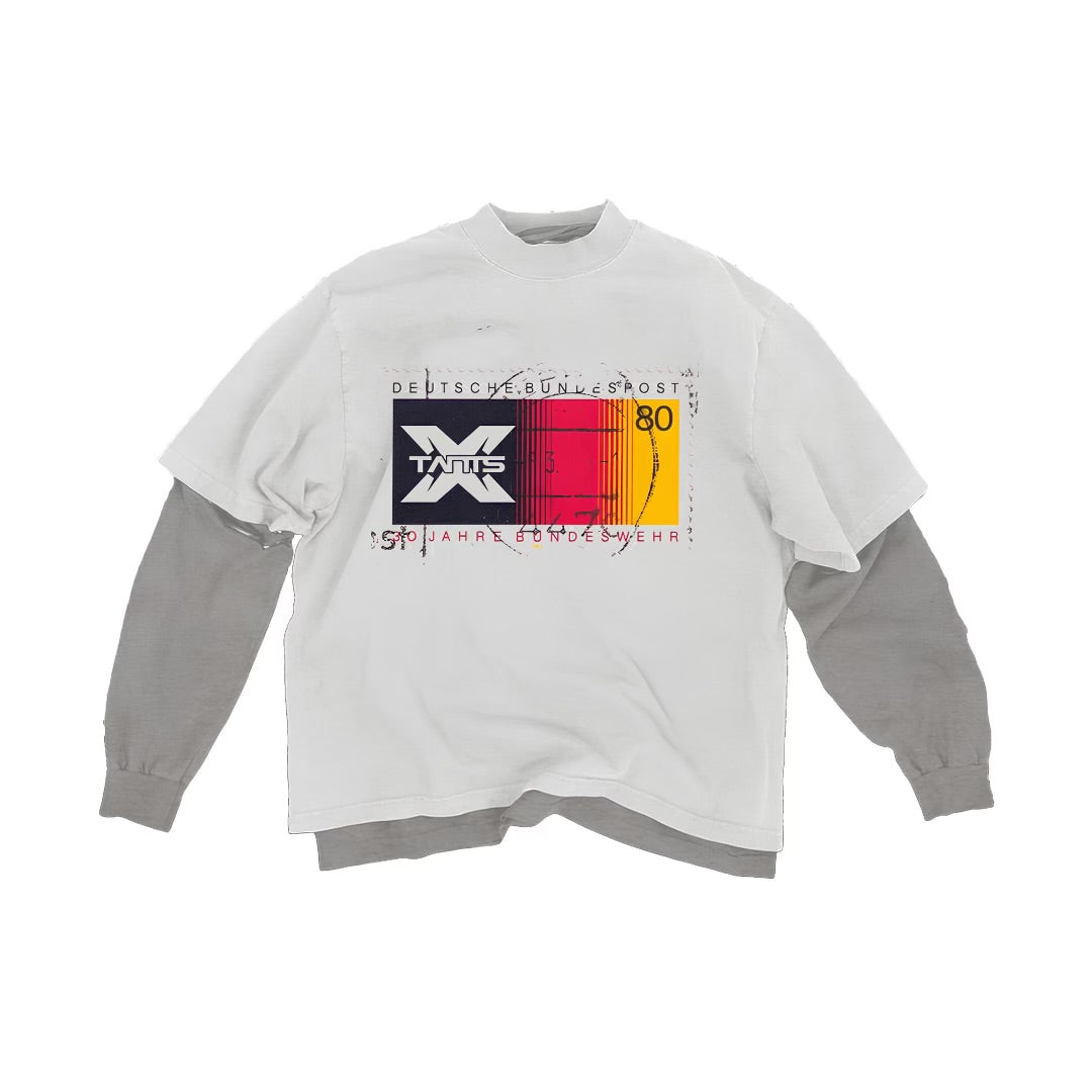 “ADLER” DOUBLE LAYERED TEE | XTANTS