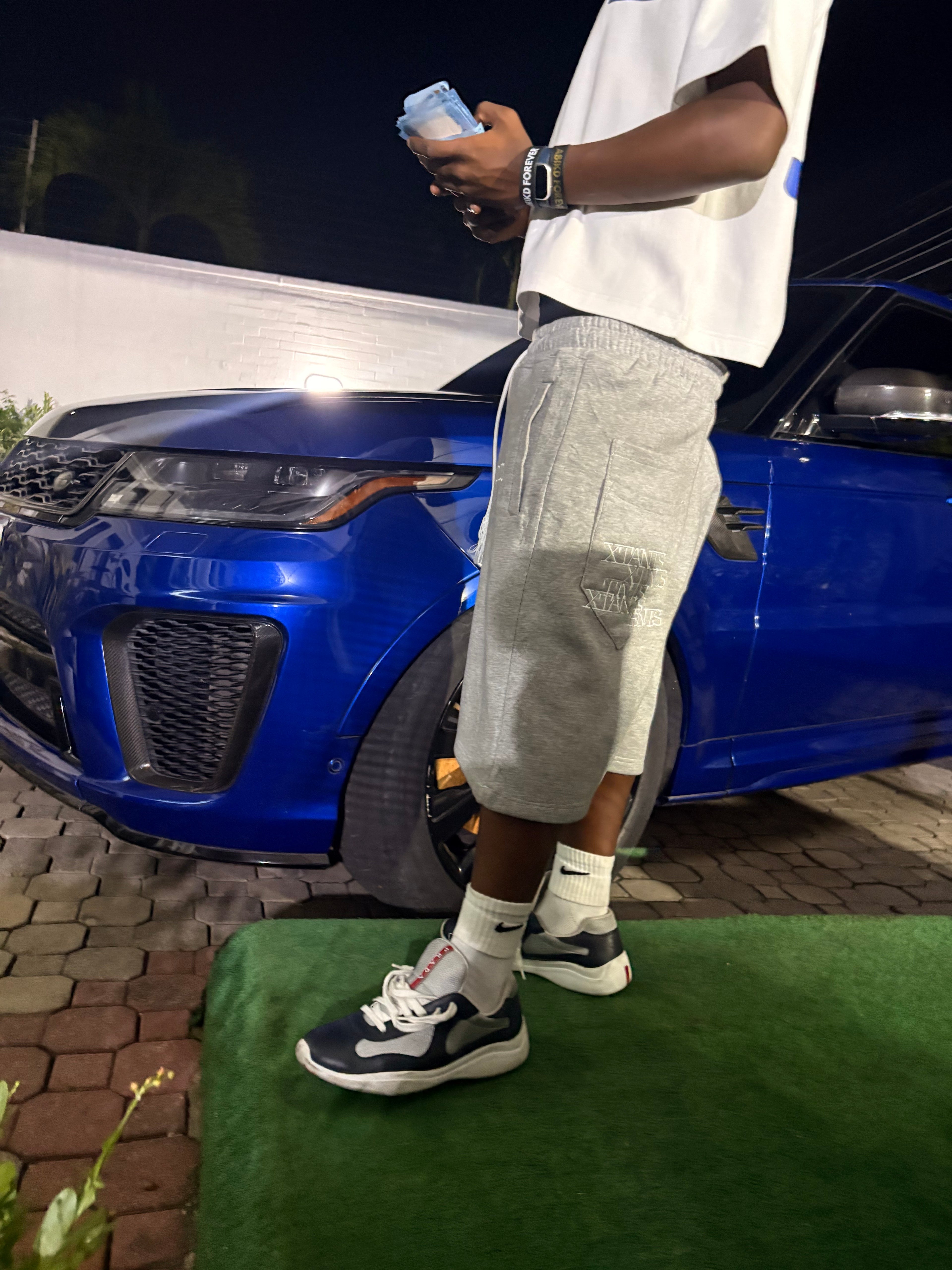 Stenograph Sweat Shorts | Xtants